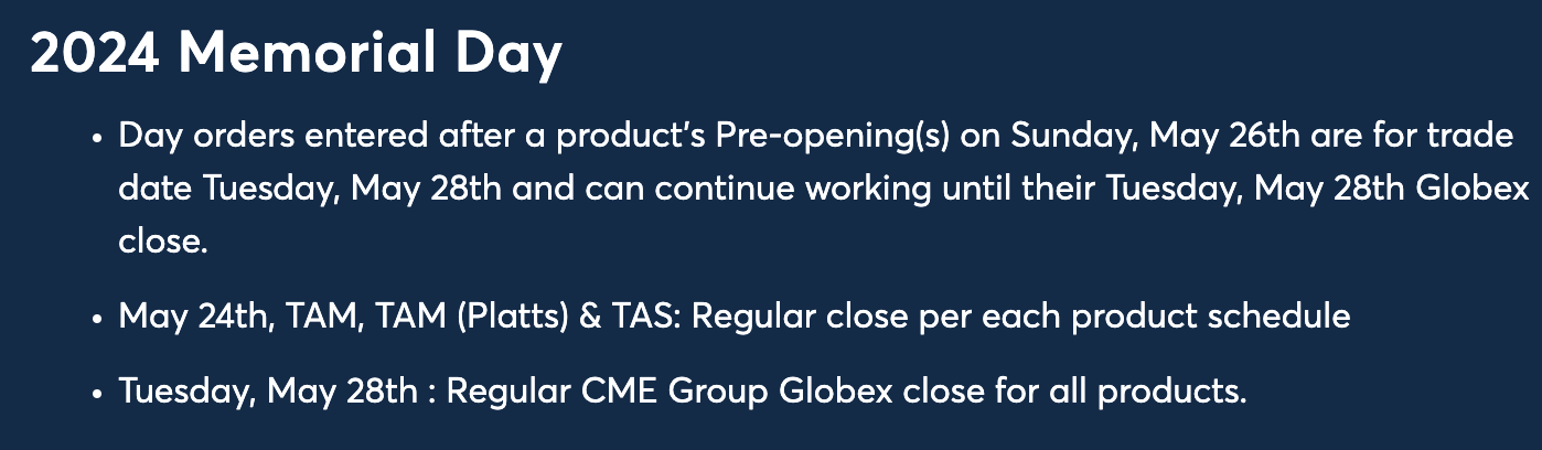 CME-Group-Holiday-Trading-Hours-Memorial Day-2024-Notes